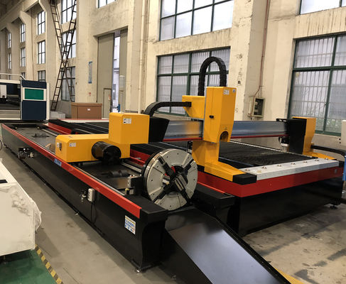 poinçonneuse 120m/Min de tube de commande numérique par ordinateur de la découpeuse 220Mm de laser de l'acier au carbone 3000w